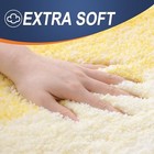  Bathroom Runner Rugs 47x17  Extra Soft Absorbent Microfiber 47  X 17  Yellow