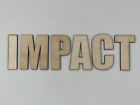 Laser Cut Unfinished Wood Letters Or Numbers Impact Font Craft Cutout
