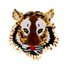 Fashion Retro Tiger Brooch Rhinestones Pin Unisex Decorative Corsage Jewelry