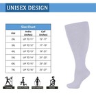 2xl-7xl Plus Size Compression Socks Unisex Sports Running Yoga Fitness