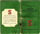Vintage Singer 15-91 Sewing Sewing Machine Instruction Manual   1952