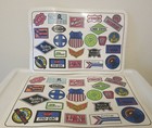 2 The Great Train Store Railroad Line Logos Vinyl Foam Place Mats Vintage