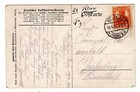 1917 Original Used Postcard     Zeppelin Bombing Antwerp Belgium