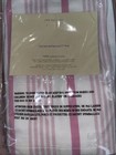 New Pottery Barn Kids Isabelle Stripe Crib Bed Skirt Cotton Pink White Striped