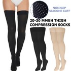 Thigh High Compression Stockings 20-30 Mmhg Graduated Medical Firm Support Socks