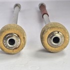 Vintage Ludwig No  2333 Marching Bass Drum Mallets Pair Aluminum Chicago Usa Vtg