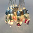 Christmas Lights 6 8ft Led Christmas Tree Snow Globe Light 10 Shatterproof Ediso