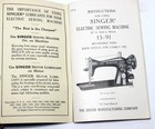 1941 Singer 15-91 Electric Sewing Machine Instructional Book Manual Guide Nice 
