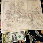 Lot Of 6 Original  Antique Maps  5x 1885   1x 1909 Henry Holt  Etc   12  X 10 