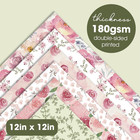 Spring Vintage 12x12 In Double Sided Paper Pad Pack Scrapbook Cardstock Decorati