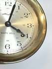 Vintage Brass Airguide Ships Bell Clock Not Working  Parts Or Repair No        