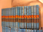 Complete Set Vintage Hardy Boys Blue Matte Hc 1-58   Detective Handbook   Vg