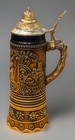 Ger W  Germany German Lidded Beer Stein Mug  Breweriana Collectible