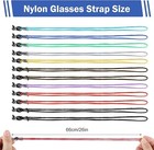 12 Pack - Eyeglasses Strap Eyewear Retainer  Eyeglass Straps Cords Eyeglass Hol