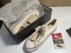 Vintage Deadstock Converse Chuck Taylor All Star Low White Made In Usa Size 8 5