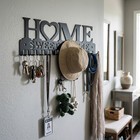 Sweet Home Decor Metal Wall Key Holder Wall Mounted Key Organizer For Entryway