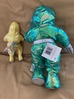2 Vtg Intel Inside Pentium Ii Spaceman Plush Bunny People Computer Tech 1997 Nwt