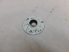1800 s Antique Door Plate Victorian Style Round Original Solid Brass Ornate