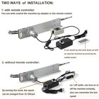 Dc 24v 150mm 6inch 160rpm Reciprocating Linear Actuator Motor With Stand Diy Us