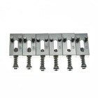 Premium Stainless Steel Guitar Bridge Roller Saddles Trem Bridge Roller Saddle