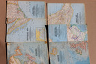 Lot Of 70 Maps  supplements  1960-1975  From National Geographic Magazine