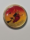 Salem Mass Travel Souvenir Lapel Pin Massachusetts Witch On A Broom