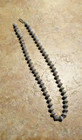 16 5  Gem     Vintage Navajo Sterling Silver Fluted Bead Necklace