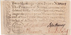 December 1771 Two Shillings   Six Pence North Carolina Colonial Fr Nc-136b 