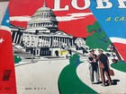 Rare Vintage 1949 Lobby A Capital Game Rare Milton Bradley Politics Game