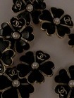 Lot Of Ten 22mm Designer Cc Vintage Button Gold Tone Chanel 10 Buttons