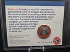 Vin Scully Dodgers Coin 2017 Unocal 76 Mail Promo Limited Edition Medallion New