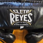 Cleto Reyes Boxing Headgear Black Leather Large Mma Muay Thai Kickboxing Spar