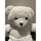 2007 Dan Dee Plush Christmas Teddy Bear White Plush Stuffed Animal