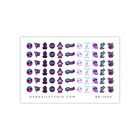 Miami Heat Retro Basketball Nail Decals Water Transfer Nail Art Bb-1006