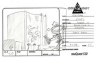 Mark Simon Signed Seaquest Dsv Hand Drawn Production Storyboard Page  ms