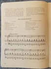 Hammond Organ Percussion Controls Drawbar Book Chicago Ca  1955 Nice Resource