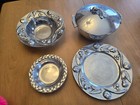 4 Pieces Mariposa Brillante Vegetable Pattern Tray Covered Dish And Bowls