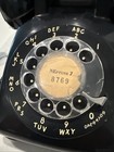 Vtg Black Western Electric Model 500 Rotary Dial Desk Telephone Phone Not Tested