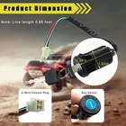Motorcycle Ignition Switch  4 Wire Pin Ignition Switch With 2 Keys  Key Locking