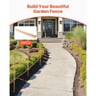 Uimoso Set Of 25 Wooden Stakes For Garden  48x0 5x0 69 In  Durable Fir Wood