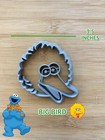 Sesame Street Cookie Cutter   Elmo   Big Bird   Cookie Monster   Oscar