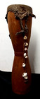 Papua New Guinea Drum   Antique - 19 5 x5 25  And 3 