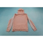 Adidas Essentials 3-stripes Hoodie Peach Pink Womens Xs Pullover Sweatshirt