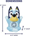 Bluey No Spill Musical Bubble Machine Toy Kids Toddler 16oz Bubble Solution