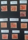 1902-12 1d Red Wa Swans - Rural Postmarks
