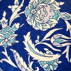 Kutahya Signed Art Turkish Pottery Hand Painted Floral Wall Mount Plate 7 