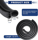 Automotive Door Weather Stripping 11-98ft Car Door Rubber Edge Trim Seal Strip