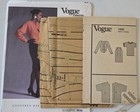 Vogue Sewing Pattern 1930 Misses Jacket Skirt Top Size 8 Uncut Vintage 1987