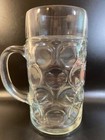 Paulaner Munchen 1 Liter Dimpled Glass Beer Stein     Austria   B5 C3