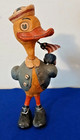 Donald Duck Poliwoggs -  star Spangled Patriotic  - Folk Art Figure -rare 1990s